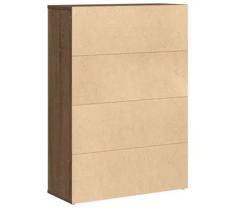 Raamatualus, Pruun Tamm, 60X24X85 cm Tehispuit