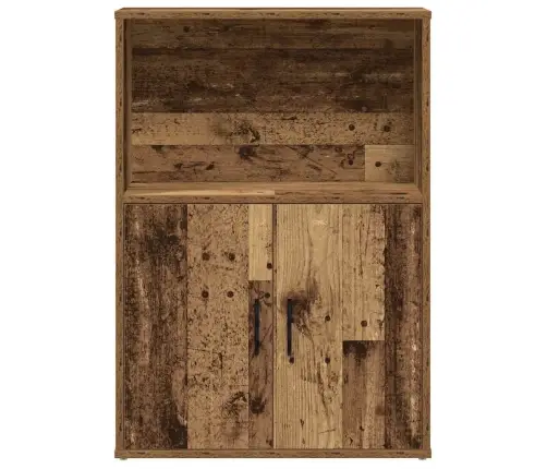 Grāmatu Plaukts, Veca Koka, 60X24X85 Cm, Inženierijas Koks Vidaxl