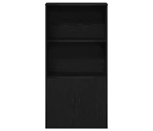 Grāmatu Plaukts, Melns Ozols, 60X24X120 Cm, Inženierijas Koks Vidaxl