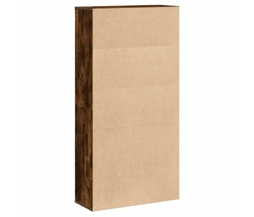 Grāmatu Plaukts, Ozola Krāsa, 60X24X120 Cm, Inženierijas Koks Vidaxl