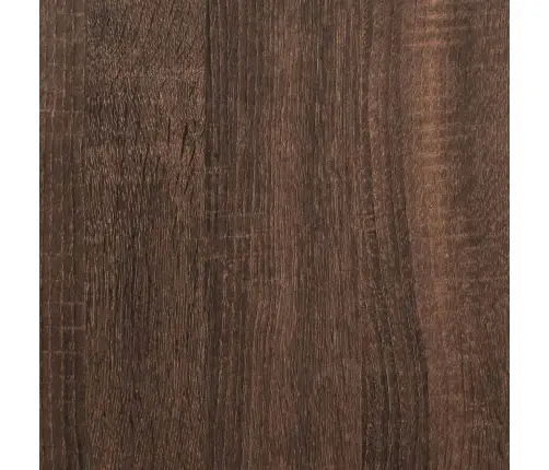 Grāmatu Plaukts, Brūna Ozola, 60X24X120 Cm, Inženierijas Koks Vidaxl