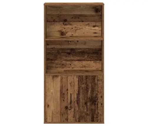Knygų Spinta, Sendintos Medienos, 60X24X120cm Apdirbta Mediena