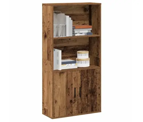 Knygų Spinta, Sendintos Medienos, 60X24X120cm Apdirbta Mediena