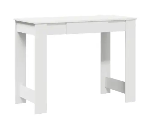 Kirjutuslaud Valge 100X45X75 Cm Engineered Wood