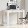 Kirjutuslaud Valge 100X45X75 Cm Engineered Wood