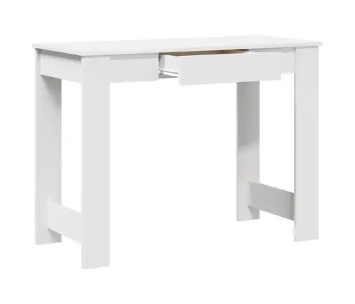 Kirjutuslaud Valge 100X45X75 Cm Engineered Wood