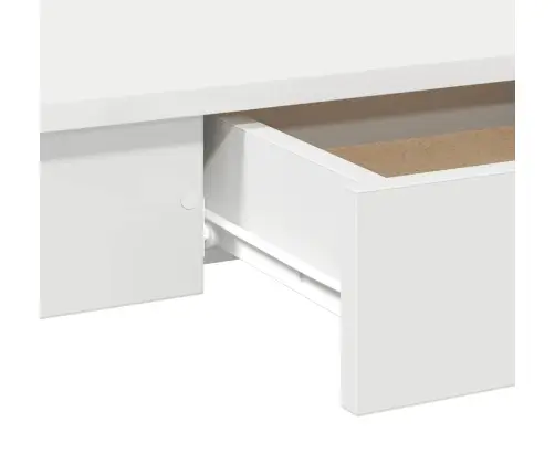 Kirjutuslaud Valge 100X45X75 Cm Engineered Wood