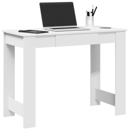 Galds Balts 100X45X75 Cm Engineered Wood Vidaxl