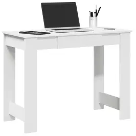 Galds Balts 100X45X75 Cm Engineered Wood Vidaxl