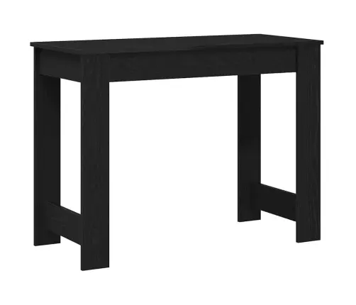 Rakstāmgalds, Melns, 100X45X75 Cm, Skaidu Plāksne Vidaxl