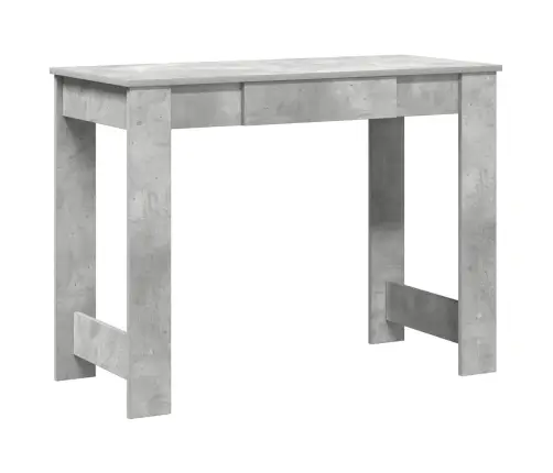Kirjutuslaud, Betoonhall, 100X45X75 cm Tehispuit