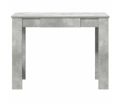 Kirjutuslaud, Betoonhall, 100X45X75 cm Tehispuit