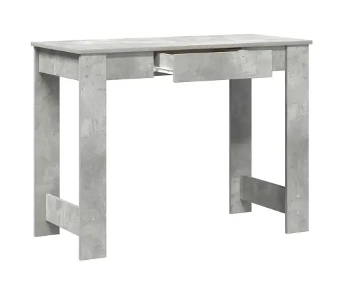 Kirjutuslaud, Betoonhall, 100X45X75 cm Tehispuit