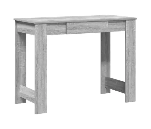 Rašomasis Stalas, Pilkas Ąžuolo, 100X45X75cm Apdirbta Mediena