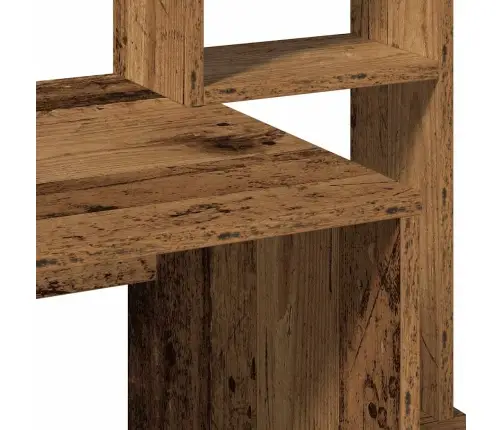 Rašomasis Stalas Su Lentynomis, Medienos, 100X45X140cm Mediena