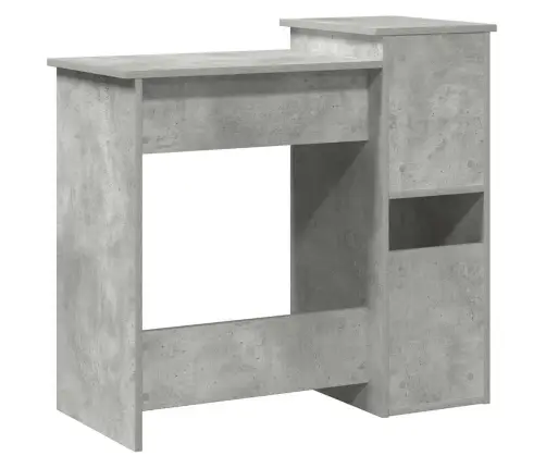 Rakstāmgalds Ar Plauktiem, 84X40X78 Cm, Skaidu Plāksne Vidaxl