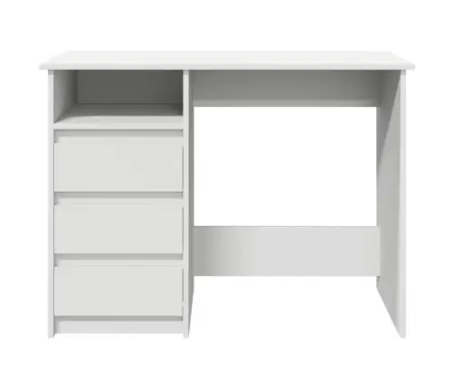 Rakstāmgalds, Balts, 102X50X75 Cm, Inženierijas Koks Vidaxl