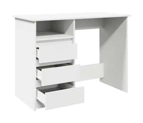 Rakstāmgalds, Balts, 102X50X75 Cm, Inženierijas Koks Vidaxl