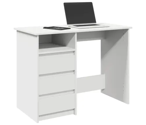 Rakstāmgalds, Balts, 102X50X75 Cm, Inženierijas Koks Vidaxl