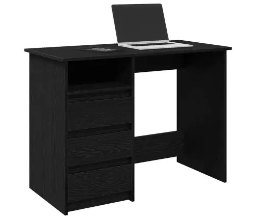 Rakstāmgalds, Melns, 102X50X75 Cm, Inženierijas Koks Vidaxl