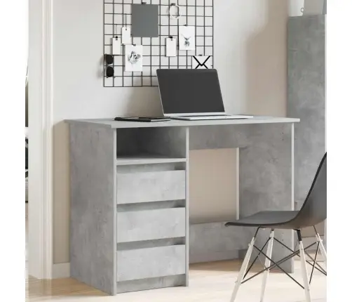 Rakstāmgalds, Betona Pelēks, 102X50X75 Cm, Inženierijas Koks Vidaxl Rakstāmgalds, Betona Pelēks, 102X50X75 Cm, Inženierijas Koks Vidaxl