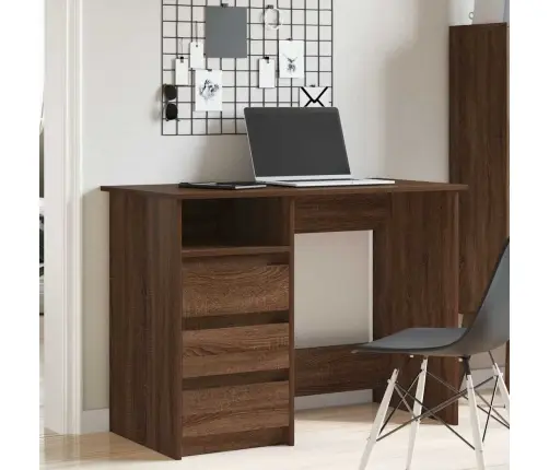 Kirjutuslaud, Pruun Tamm, 102X50X75 cm Tehispuit