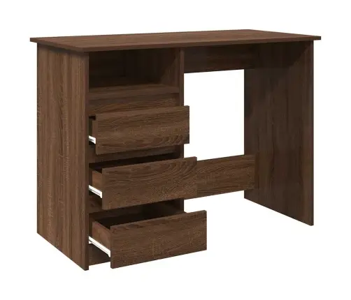 Kirjutuslaud, Pruun Tamm, 102X50X75 cm Tehispuit