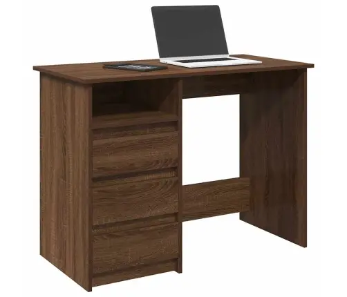 Kirjutuslaud, Pruun Tamm, 102X50X75 cm Tehispuit