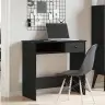 Rašomasis Stalas, Juodos Spalvos, 80X40X75cm Mdp