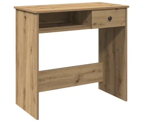 Rašomasis Stalas, Artisano Ąžuolo, 80X40X75cm Apdirbta Mediena Rašomasis Stalas, Artisano Ąžuolo, 80X40X75cm Apdirbta Mediena