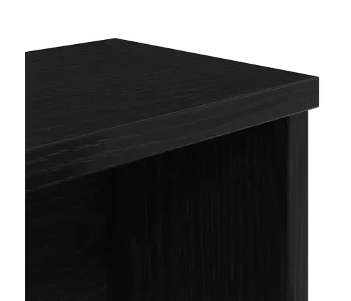 Virnastatav Köögiriiul, Must, 60X15X16 cm Tehispuit