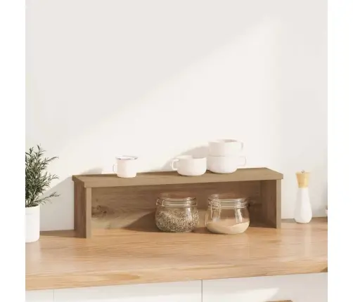 Virtuves Plaukts Sakraujams 60X15X16 Cm Inženierijas Koks Vidaxl