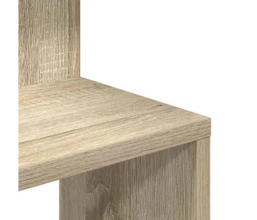 Sienas Stūra Plaukts, Ozola, 32X32X127,5 Cm, Skaidu Plāksne Vidaxl