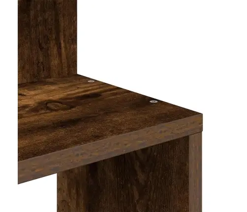 Sienas Stūra Plaukts, Ozolkoka, 32X32X127,5 Cm, Koks Vidaxl