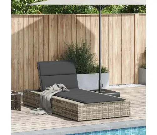 Sauļošanās Krēsls Ar Peldošu Spilvenu Gaiši Pelēku Vidaxl Sauļošanās Krēsls Ar Peldošu Spilvenu Gaiši Pelēku Vidaxl