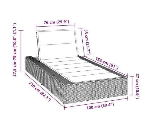 Sauļošanās Krēsls Ar Peldošu Spilvenu Gaiši Pelēku Vidaxl Sauļošanās Krēsls Ar Peldošu Spilvenu Gaiši Pelēku Vidaxl