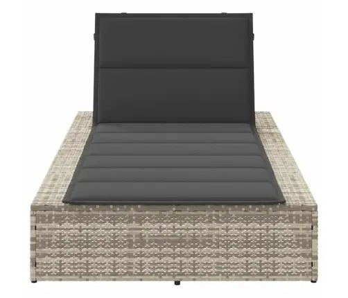 Sauļošanās Krēsls Ar Peldošu Spilvenu Gaiši Pelēku Vidaxl Sauļošanās Krēsls Ar Peldošu Spilvenu Gaiši Pelēku Vidaxl