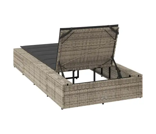 Sauļošanās Krēsls Ar Peldošu Spilvenu Gaiši Pelēku Vidaxl Sauļošanās Krēsls Ar Peldošu Spilvenu Gaiši Pelēku Vidaxl