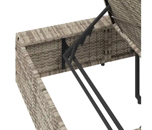 Sauļošanās Krēsls Ar Peldošu Spilvenu Gaiši Pelēku Vidaxl Sauļošanās Krēsls Ar Peldošu Spilvenu Gaiši Pelēku Vidaxl