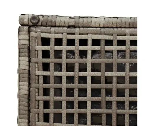 Dārza Krēsli Ar Spilveniem 2 Gab., Pelēka Polirotangpalmas Vidaxl