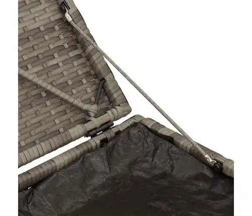 Dārza Krēsli Ar Spilveniem 2 Gab., Pelēka Polirotangpalmas Vidaxl