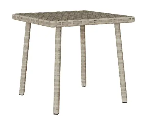 Sodo Kavos Staliukas Stačiakampis Šviesiai Pilkas 40X40X37 Cm