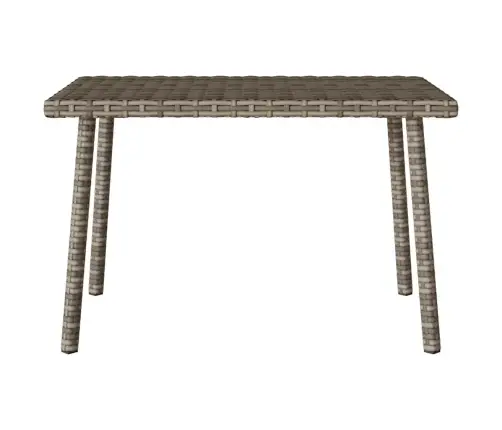 Dārza Kafijas Galdiņš Taisnstūrveida Pelēks Polirotangpalmas Vidaxl