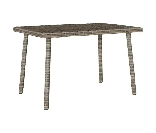 Dārza Kafijas Galdiņš Taisnstūrveida Pelēks Polirotangpalmas Vidaxl