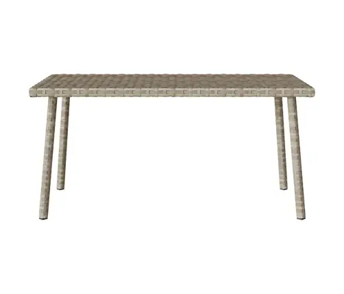 Sodo Kavos Staliukas Stačiakampis Šviesiai Pilkas 80X40X37 Cm