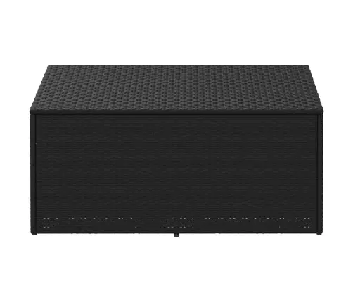 Dārza Uzglabāšanas Kaste Melna 110X50X58 Cm Poly Rattan Vidaxl