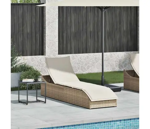 Kokkupandav Lamamistool Padja Ja Hoiukohaga Beež Polürotangist