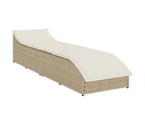 Kokkupandav Lamamistool Padja Ja Hoiukohaga Beež Polürotangist