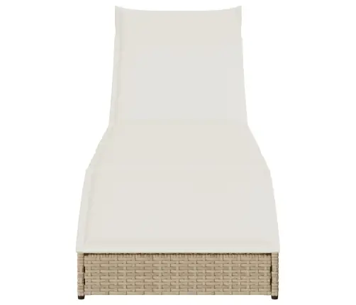 Kokkupandav Lamamistool Padja Ja Hoiukohaga Beež Polürotangist