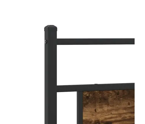 Lovos Rėmas Be Čiužinio, Dūminio Ąžuolo, 193X201cm Metalas